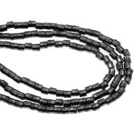 Magnetska hematita perle, Kolona, uglađen, 4x4x4mm, Prodano Per Približno 16 inčni Strand