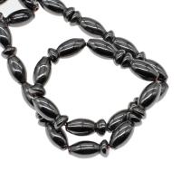 Magnetiske Hematite Beads, Magnetisk Hæmatit, Calabash, poleret, 7x8x8mm, Solgt Per Ca. 16 inch Strand