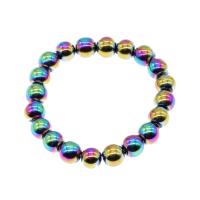 Magnetic Jewelry Bracelet, Magnetic Hematite, Round, polished, 8x8x8mm, Sold Per Approx 23 cm Strand