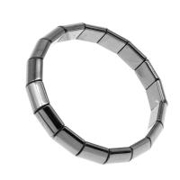 Magnetic Jewelry Bracelet, Magnetic Hematite, Square, polished, 11x10x5mm, Sold Per Approx 23 cm Strand