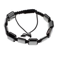 Magnetic Jewelry Bracelet Magnetic Hematite Square polished Sold Per Approx 23 cm Strand