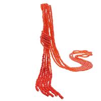Seedbead collier de chandail, avec cristal, pour femme, plus de couleurs à choisir, Vendu par Environ 47.24 pouce brin