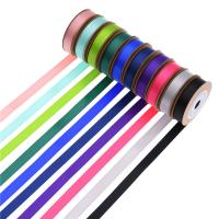 Polyester Ribbon, plated, durable & breathable, mixed colors, 10mm, Sold By Set
