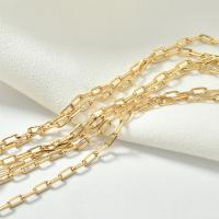 Brass Oval Chain, plated, DIY, more colors for choice, 2x4.50mm, Sold By m