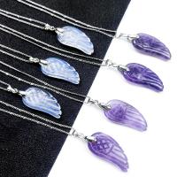 Gemstone Pendants Jewelry Natural Stone fashion jewelry & DIY u542bu6263u5b5030*25mmuff0cu7fc5u818015u00d730mm Sold By Bag