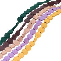 Ikke-magnetiske Hæmatit perler, Ikke-magnetisk hæmatit, Shell, flere farver til valg, 6x7x4mm, Solgt Per Ca. 16 inch Strand