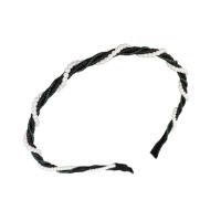 Haarbanden, Doek, met Plastic Pearl, voor vrouw, meer kleuren voor de keuze, 120x390mm, Verkocht door PC