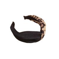 Hair Bands, Cloth, printing, for woman & leopard pattern, more colors for choice, 130x150mm, Sold By PC