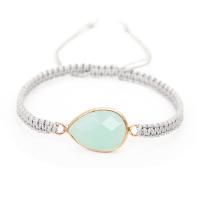 Gemstone Bracelets plated fashion jewelry & Unisex 15-28cm Sold By Strand