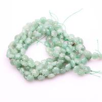 Natural Aventurine Beads, Green Aventurine, Flower, polished, DIY, green, 12mm, 33PCs/Strand, Sold By Strand