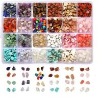 Gemstone фишки, Природный гравий, натуральный, DIY & разные стили для выбора & разнообразный, 191x131x23mm, продается Box