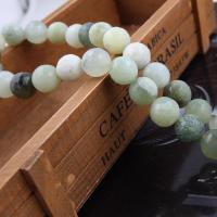 Natural Jade Beads Jade New Mountain Round polished DIY & faceted 14mm Sold By Strand