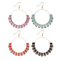 Zinc Alloy Drop Earrings with Seedbead plated fashion jewelry & for woman nickel lead & cadmium free Sold By Pair