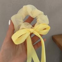 Hair Scrunchies, Cloth, plated, fashion jewelry & for woman, more colors for choice, 110x200mm, Sold By PC