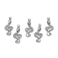 Stainless Steel Pendants Music Note silver color plated other effects Approx Sold By Bag