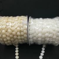 Brin de guirlande de perle, plastique, plus de couleurs à choisir, 10mm, Vendu par bobine