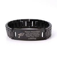 Stainless Steel Jewelry Bracelet fashion jewelry & for man black Sold By Strand