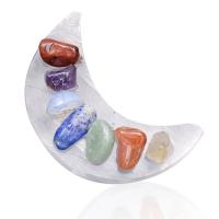 Natural Stone Decoration, polished, multi-colored, 40x28x10mm, Sold By PC