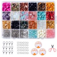 Children DIY String Beads Set Natural Gravel mixed Sold By Box