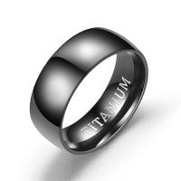 Stainless Steel Finger Ring plated fashion jewelry & Unisex 8mm Sold By PC