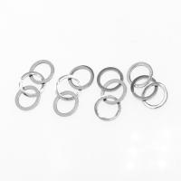 Stainless Steel Linking Ring, Round, plated, more colors for choice, 12x11x1mm, Approx 10PCs/Bag, Sold By Bag