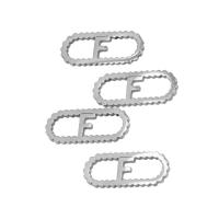 Edelstahl Schmuckverbinder, plattiert, keine, 15x6x1mm, ca. 10PCs/Tasche, verkauft von Tasche