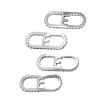 Edelstahl Schmuckverbinder, plattiert, keine, 15x6x1mm, ca. 10PCs/Tasche, verkauft von Tasche
