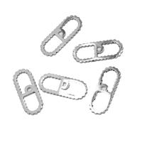 Stainless Steel Connector, plated, 15x6x1mm, Approx 10PCs/Bag, Sold By Bag