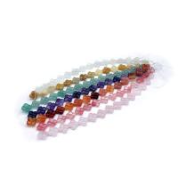 Mixed Gemstone Beads, Natural Stone, Four Leaf Clover, polished, more colors for choice, 14mm, 15PCs/Strand, Sold By Strand