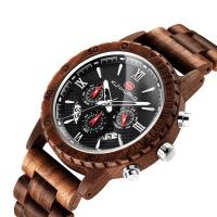 Herren Armbanduhr, Sandelholz, mit organisches Glas, Edelstahl Uhrenbandverschluss, wasserdicht & für den Menschen, keine, 48*13mm,230mm, verkauft von PC
