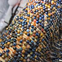 Perles bijoux en pierres gemmes, Pietersite Pietersite, Rond, poli, DIY & facettes, 2x4mm, Vendu par brin