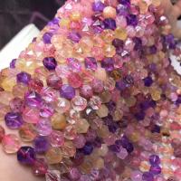 Natural Quartz Jewelry Beads Rutilated Quartz polished DIY  Sold By Strand