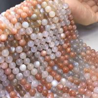 Mjesečev kamen perle, Krug, uglađen, možete DIY & različite veličine za izbor & različitih stilova za izbor & faceted, više boja za izbor, Prodano By Strand