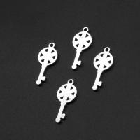 Stainless Steel Pendants Key silver color plated Sold By PC