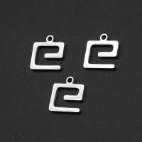 Stainless Steel Pendants, silver color plated, 3x12x1mm, Sold By PC