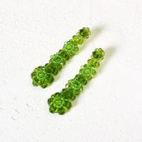 Crystal Earrings fashion jewelry & for woman 80mm Sold By Pair
