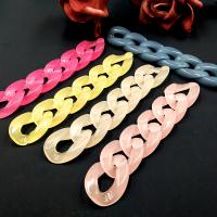 Acrylic Linking Ring, plated, DIY, more colors for choice, 21x29mm, 500G/Bag, Sold By Bag