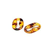 Acrylic Linking Ring, stoving varnish, DIY, 34x21mm, 253PCs/Bag, Sold By Bag