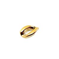 Акрил Ювелирные кольца, Другое покрытие, DIY, золотой, 17x23mm, 100ПК/сумка, продается сумка
