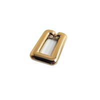 Ακρυλικό Η σύνδεση Ring, επιχρυσωμένο, DIY, χρυσός, 19x29mm, 100PCs/τσάντα, Sold Με τσάντα