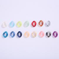Акрил Ювелирные кольца, DIY, Много цветов для выбора, 10x13mm, 1000ПК/сумка, продается сумка