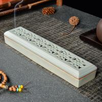 Porcelain Incense Seat, plated, for home and office & durable, more colors for choice, 240x50x32mm, Sold By PC