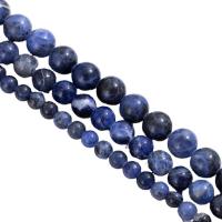 Perles en sodalite, Rond, poli, DIY & normes différentes pour le choix, plus de couleurs à choisir, Vendu par brin