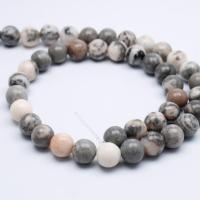 Natural Dalmatian Beads, Round, polished, DIY & different size for choice, Sold By Strand