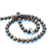 Natural Bronzite Stone Beads, Round, polished, DIY & different size for choice, Sold By Strand