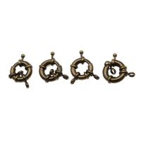 Copper Alloy Spring Ring Clasp Round plated nickel lead & cadmium free Approx Sold By Bag