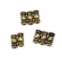 Brass Magnetic Clasp, Copper Alloy, Round, plated, nickel, lead & cadmium free, 14x14x7mm, Approx 100PCs/Bag, Sold By Bag