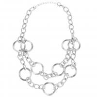 Fashion halskæde smykker, Aluminium, forgyldt, flere farver til valg, 535mm, Solgt af Strand