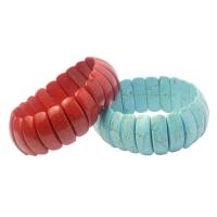 Fashion Turquoise Bracelets, more colors for choice, 170mm, Sold By Strand