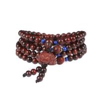 108 Mala Beads Pterocarpus Santalinus Carved Buddhist jewelry garnet 6mm Sold By Strand